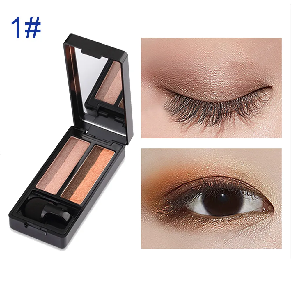 

UBUB Best Double Color Eye Shadow Perfect Dual Color Eyeshadow Brand New 6 Color Women Eye Cosmetic Powder Long Lasting Matt MZH