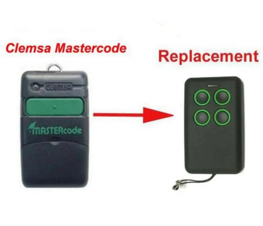 

Free shipping Clemsa Mastercode MV1 Cloning Remote Control Replacement 433MHZ good