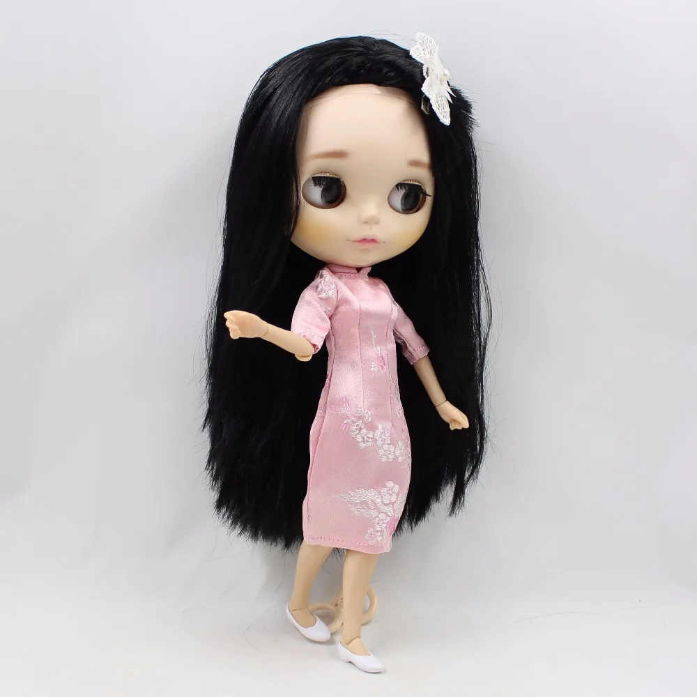 Neo Blythe Doll Ancient Embroidery Cheongsam Dress 12