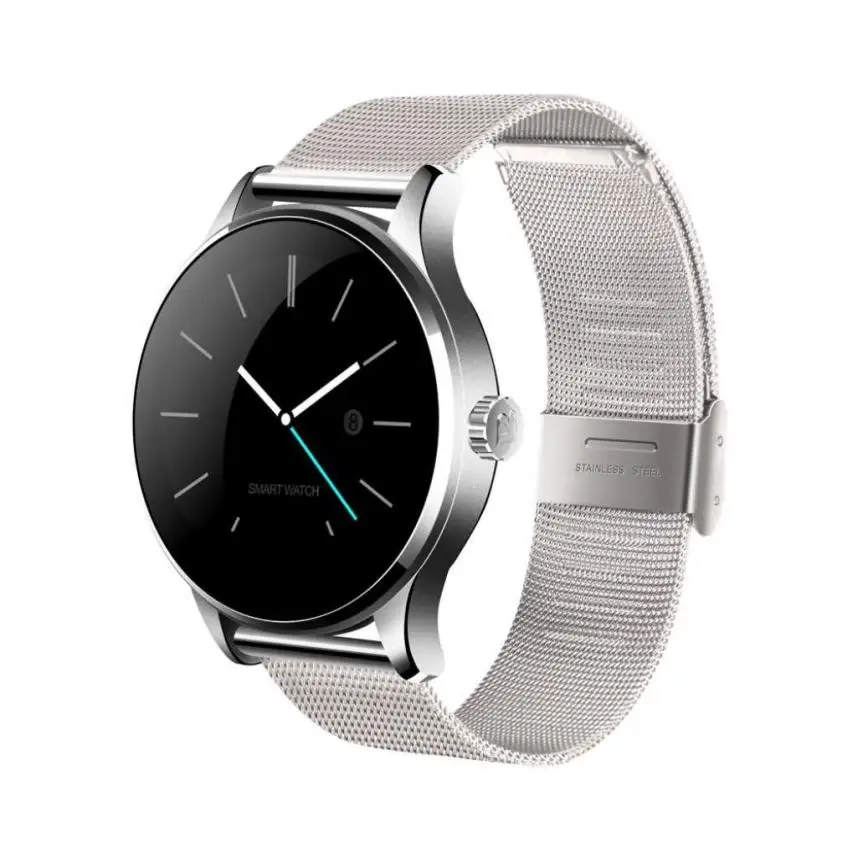

New Fitness Activity Tracker Heart Rate Monitor Blood Pressure Bluetooth MTK2502C Chip Wristwatch Leather Smart Watch 23 Apr 16