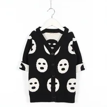 Детский свитер на Хэллоуин; Верхняя одежда; пальто; Новинка года; детские куртки для девочек; свитер; куртки; детская верхняя одежда и пальто; Детский кардиган