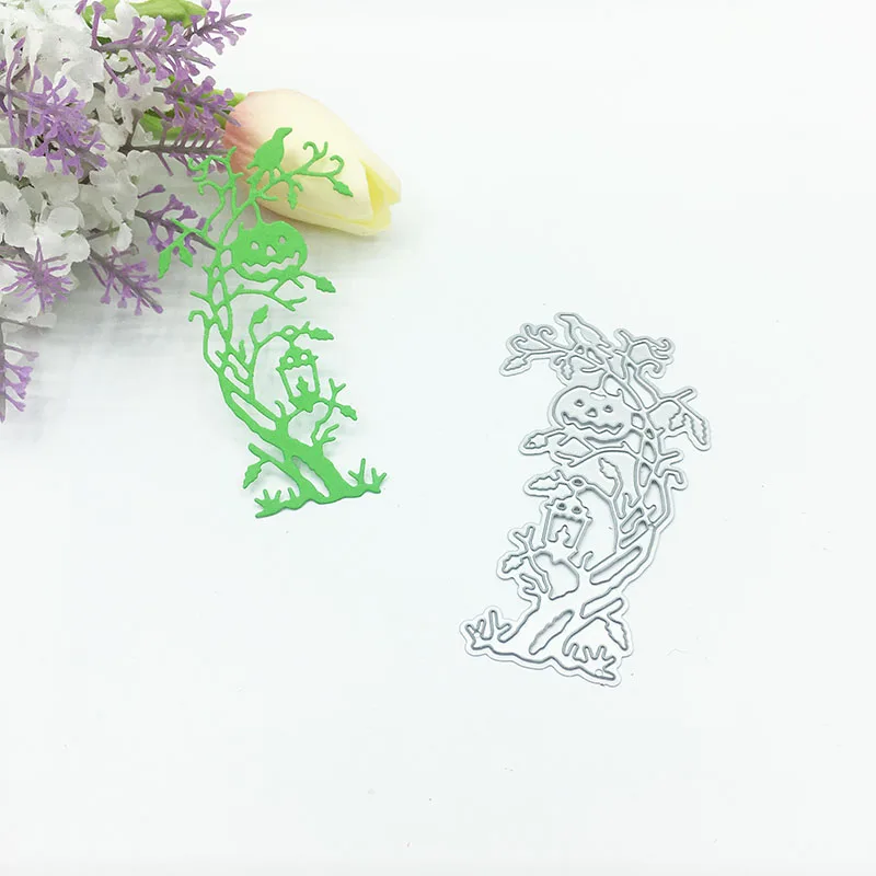 Julyarts Helloween Тыквы дерево резки металла умереть для скрапбукинга Nouveau Arrivage штампы Die