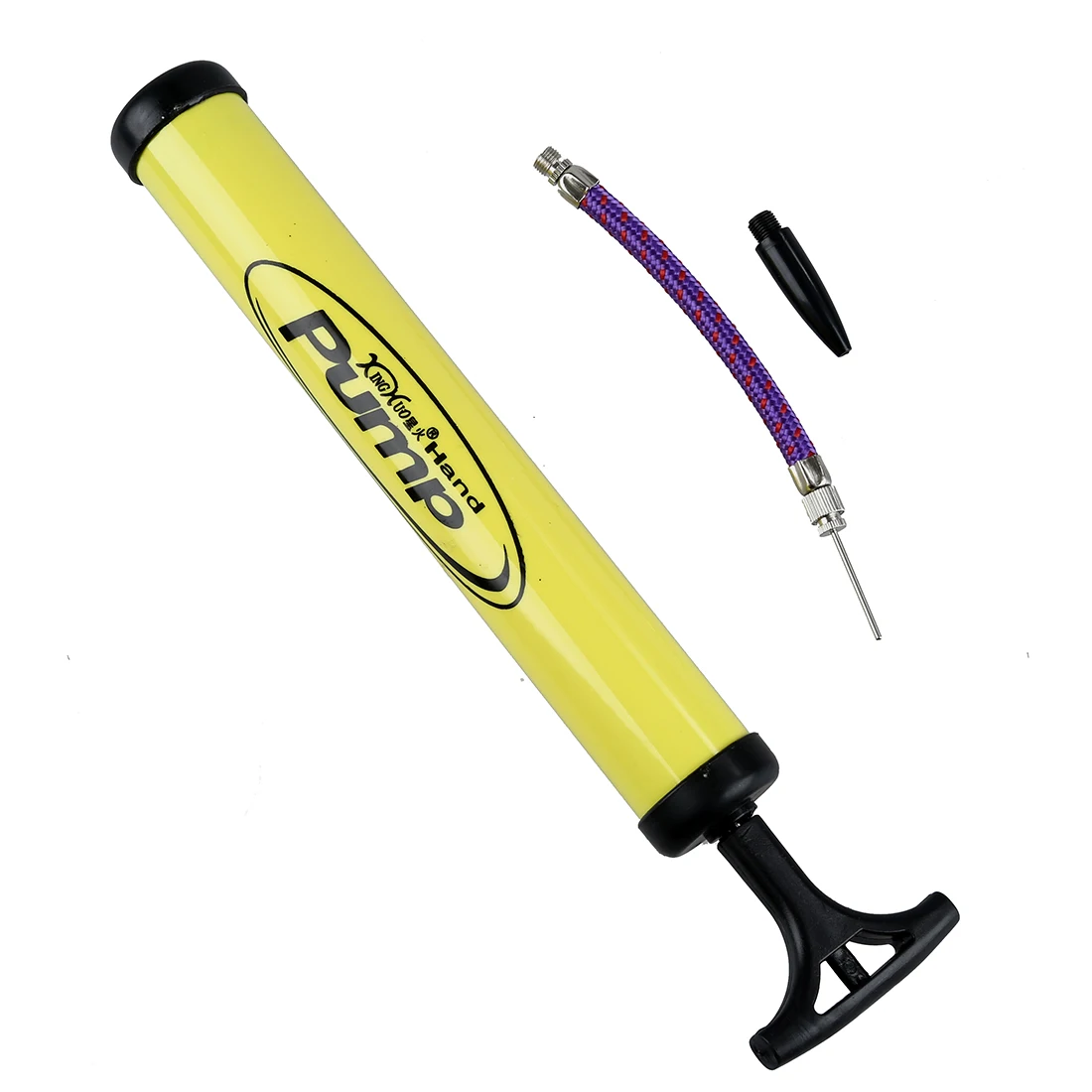 pump plastic shell handle ball balloons inflating air pump Black Yellow