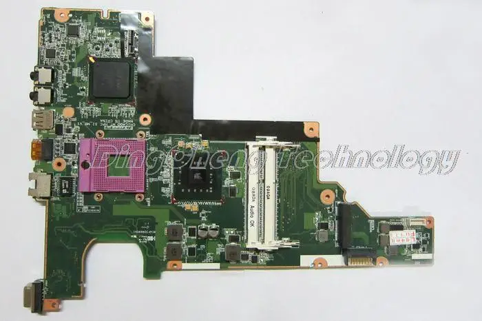 Original laptop Motherboard For hp COMPAQ CQ43 CQ57 646174-001 for intel cpu with GM45 integrated graphics card DDR3 100% tested