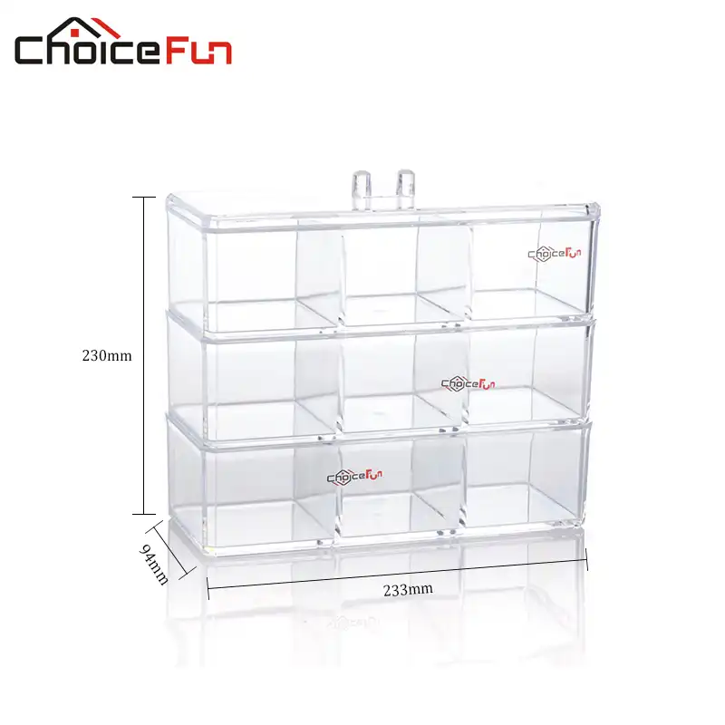Choicefun Home Diy Acrylic Plastic Grid Divided Divider Storage