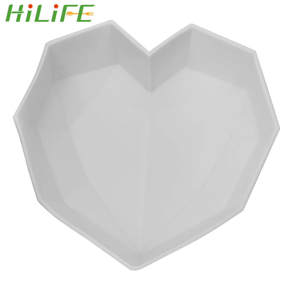 

HILIFE Kitchen Gadgets Craft Mould Silicone Fondant Cake Pie Decorating Cooking Tools 3D Heart Cake Mold Bakeware DIY