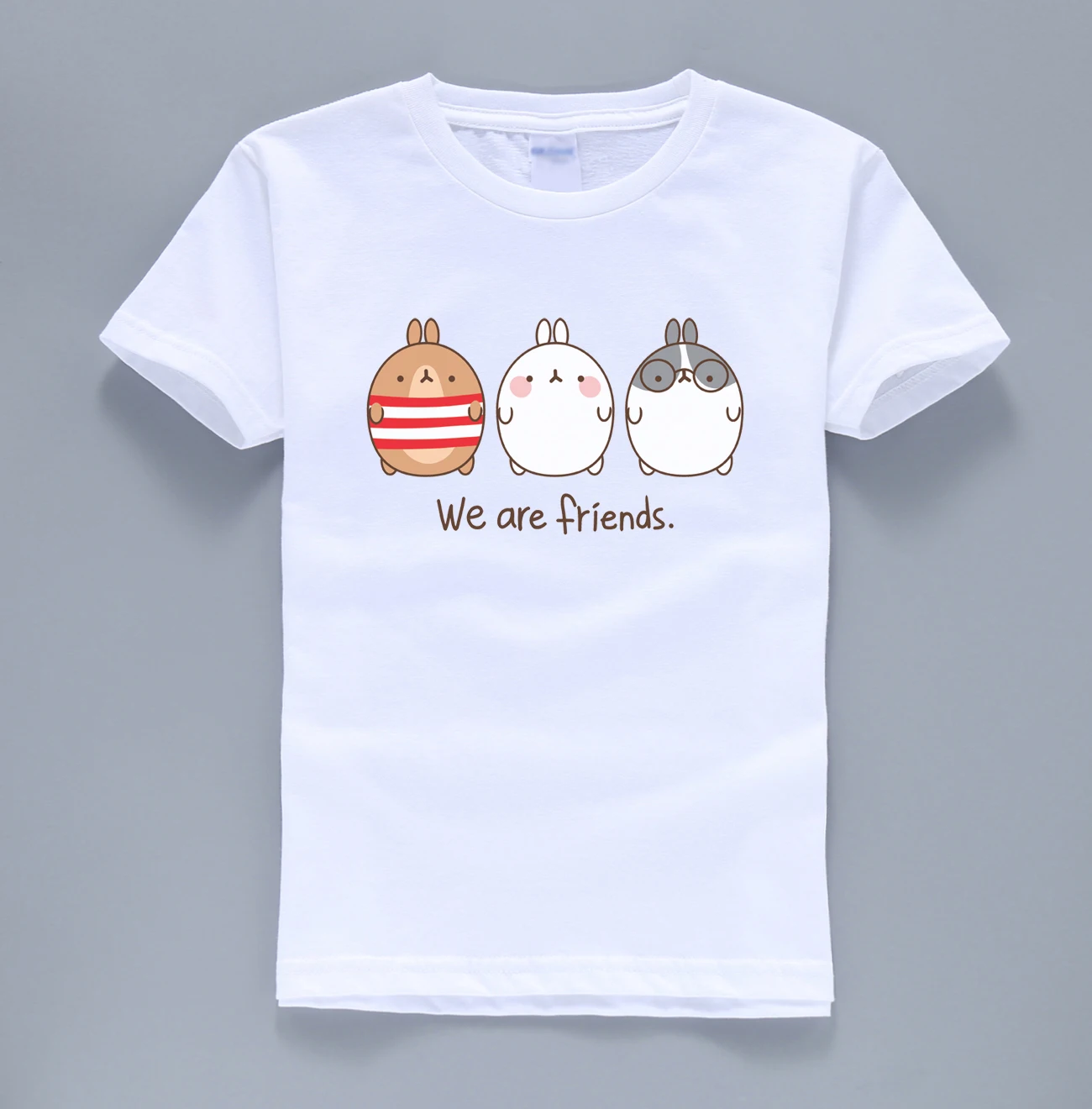 Футболки с рисунками из мультфильмов с надписями «we are friends» г. Новая модная брендовая одежда Одежда для мальчиков детская футболка