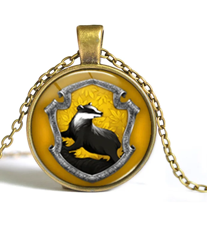 8 видов стилей Хогвартс Слизерин гребень Гарри кулон ожерелье серьги подарок