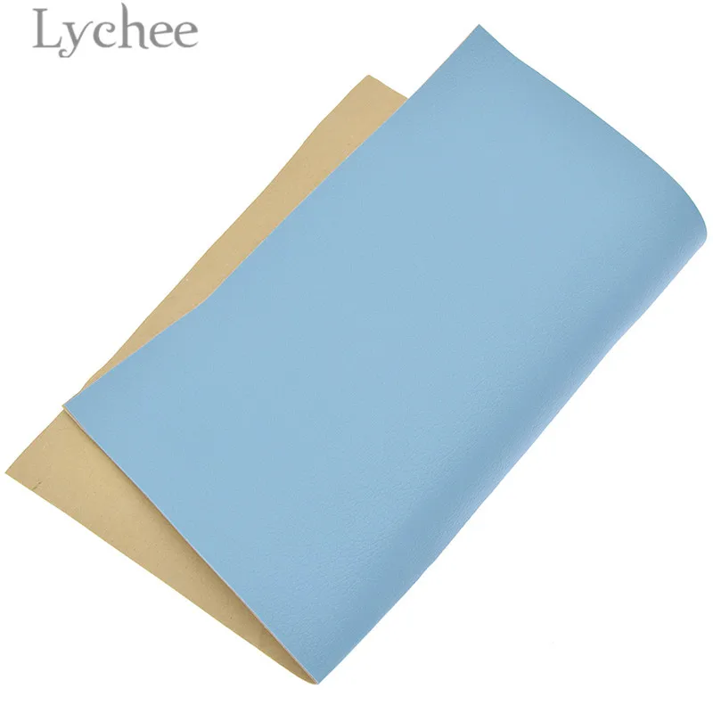 Lychee Life 21x29 см A4 цветные накладные ткани из искусственной кожи самоклеющиеся синтетические кожаные DIY материал патч для сумок одежды