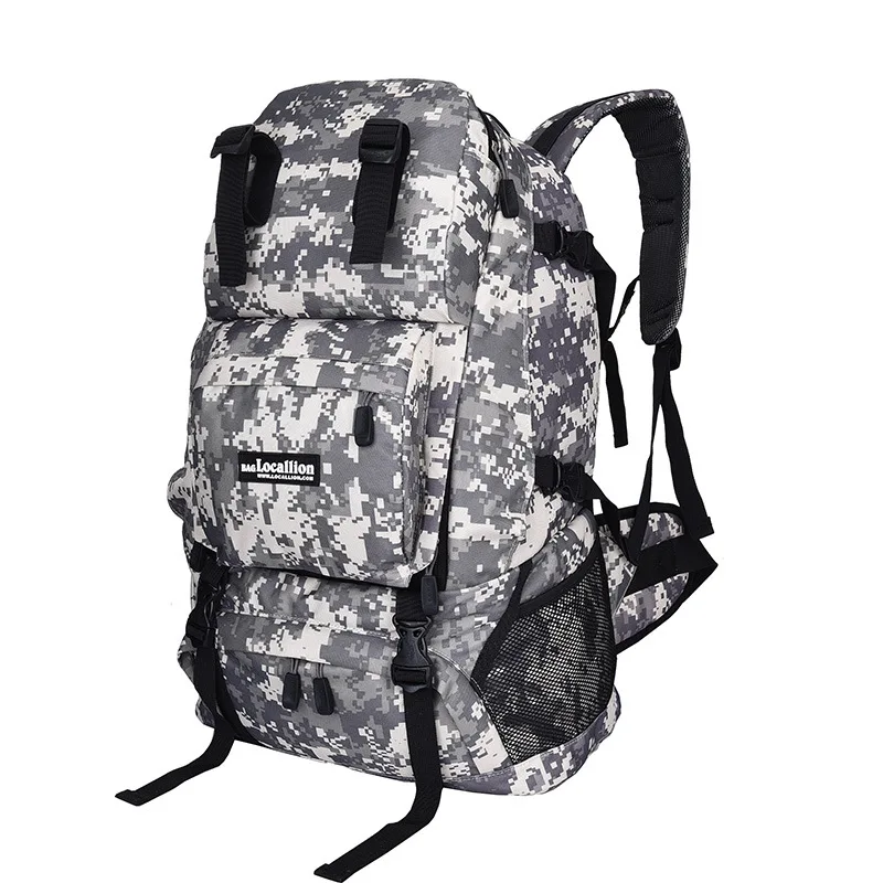 

Waterproof nylon Outdoor large capacity backpacks Traveling Camping Hiking Sports shoulder bag Multi-color optional