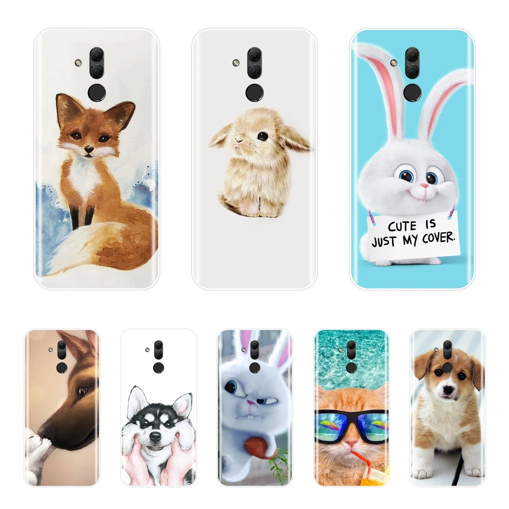 

Cute Animal Silicone Case For Huawei Mate 7 8 9 10 20 Lite Soft Fundas Coque Back Cover For Huawei Mate 9 10 20 Pro Phone Case