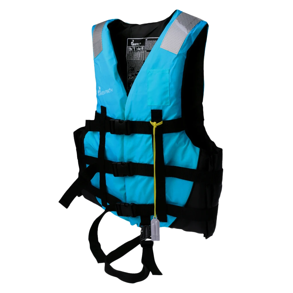 Unisex Kids Adult Life Jacket Kayak Canoe Swimming Sailing Fishing Jet Ski Foam Vest Buoyancy Aid Flotation Device with Whistle 