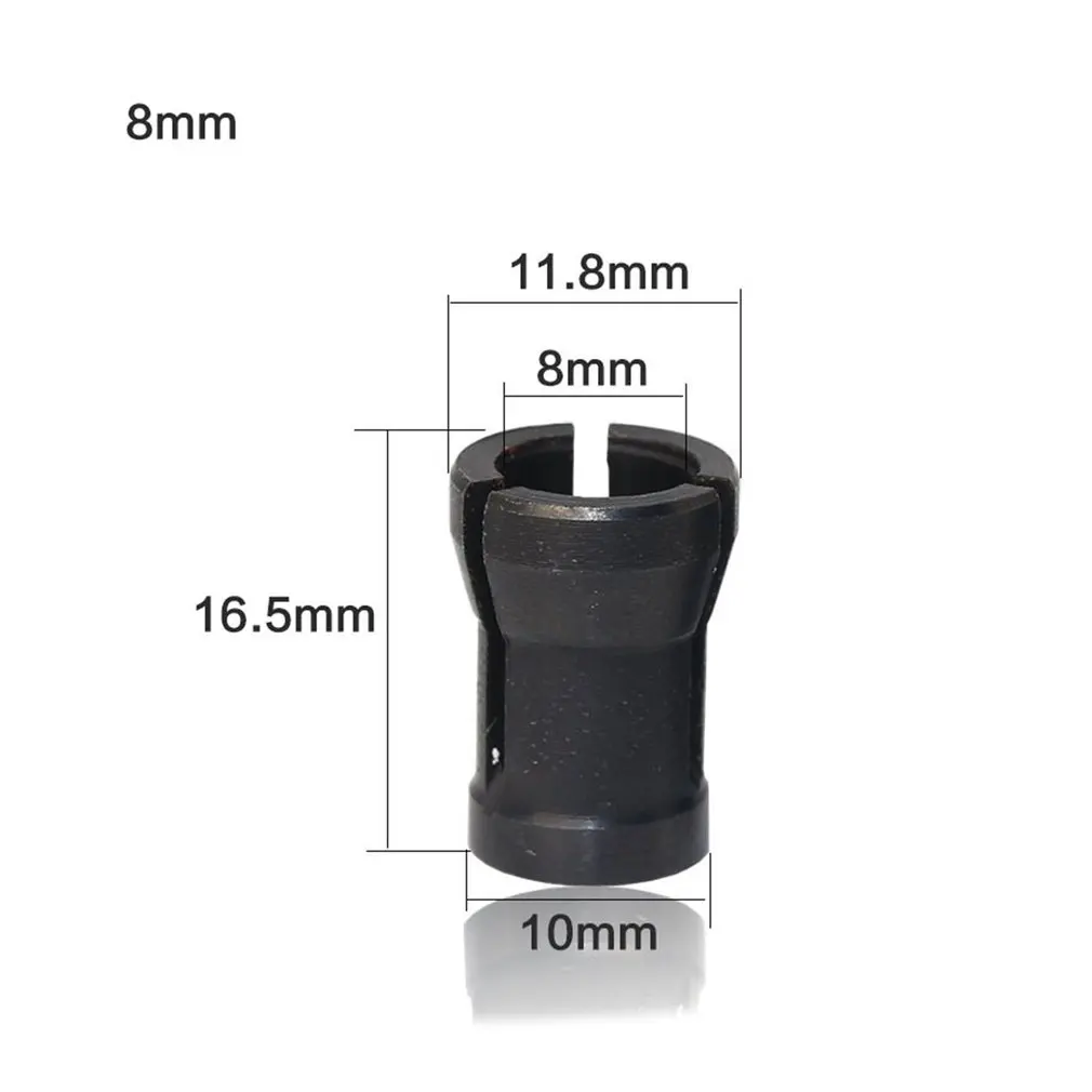 Collet Chuck 6mm/6.35mm/8mm Trimming Engraving Machine Electric Router For Machinery Manufacturing Woodworking Cutter - Color: 8mm