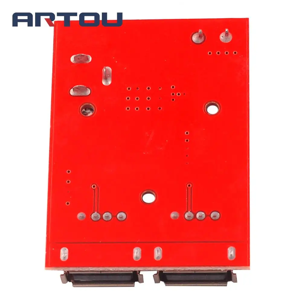 LM2596 LM2596S двойной USB преобразователь 9 В 12 24 36 до 5 3 А понижающий плата автомобильное