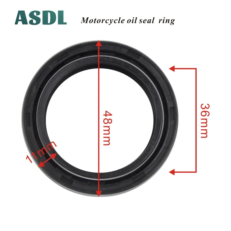 36x48x11/36X48 мотоциклетные передняя вилка демпфер сальник и пылезащитный уплотнитель для Honda Yamaha Kawasaki Suzuki модели(36*48*11)# b