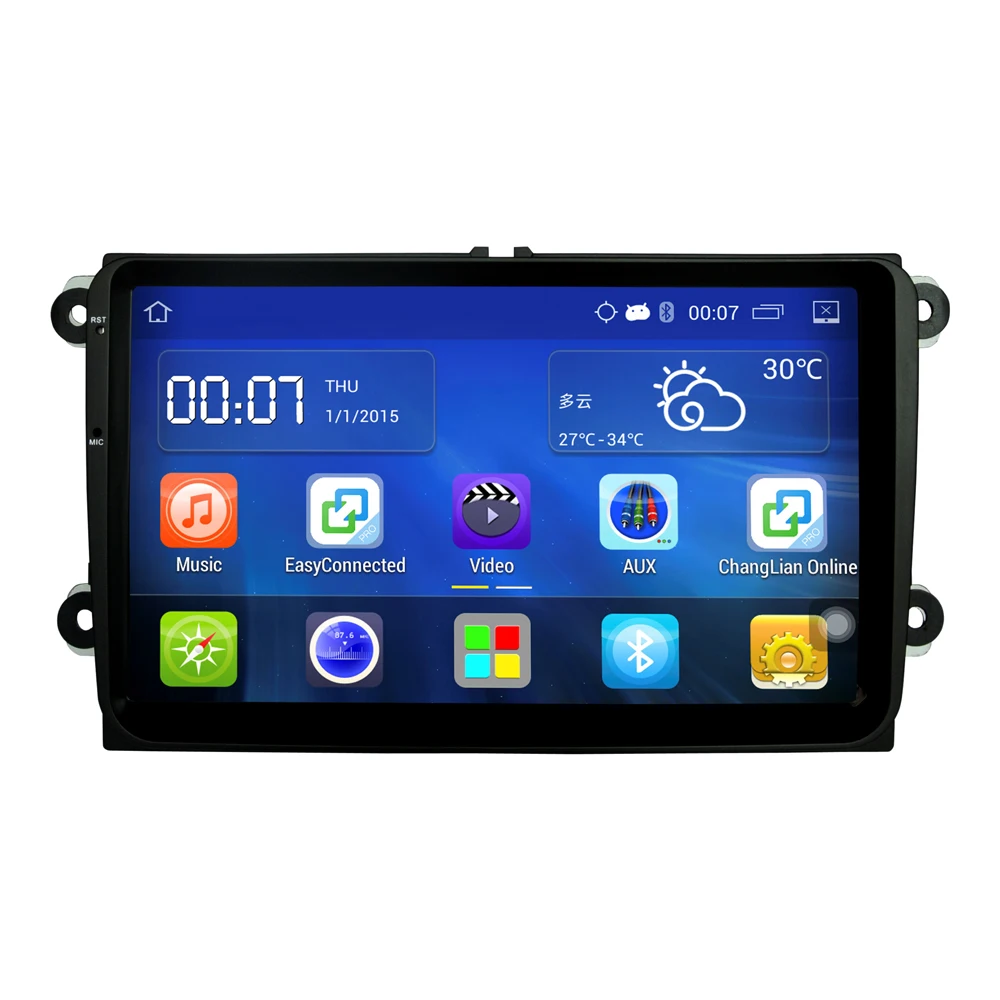 Android 5 1 дюймов 9 gps bluetooth Wi Fi беспроводной зеркало плеер для VW Passat Гольф MK5 MK6 Jetta T5 EOS