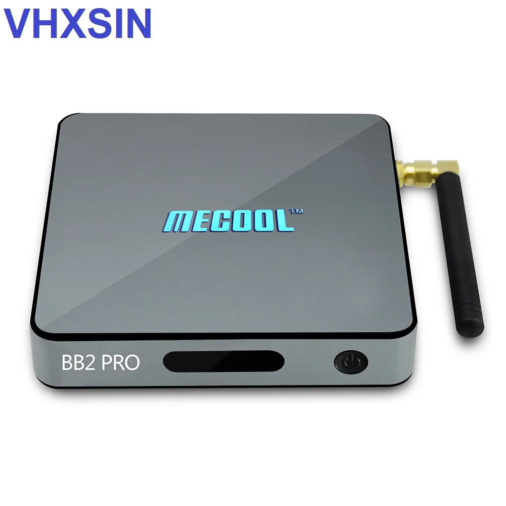 ТВ приставка MECOOL BB2 PRO с Android TV 6 0 3 Гб DDR4 ОЗУ 16 ПЗУ поддержка 2 4 ГГц + 5