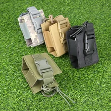Тактический военный кулон брелок Molle нейлоновый Радио Walkie держатель рации сумка Открытый посылка Карманный охотничий подсумок