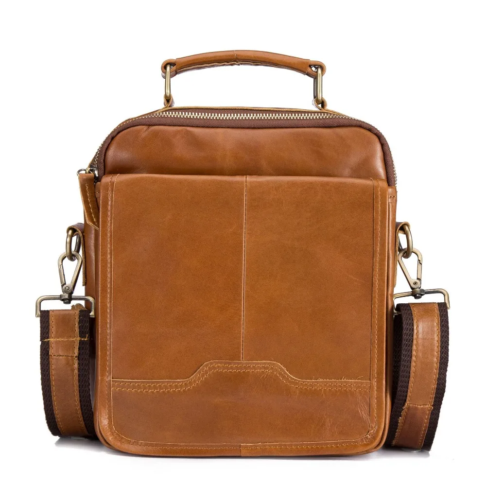 

Neweekend Genuine Leather Messenger Bag for Men Shoulder High Quality Ipad Bags Small Travel Cross Body Men's Briefcase Handbag