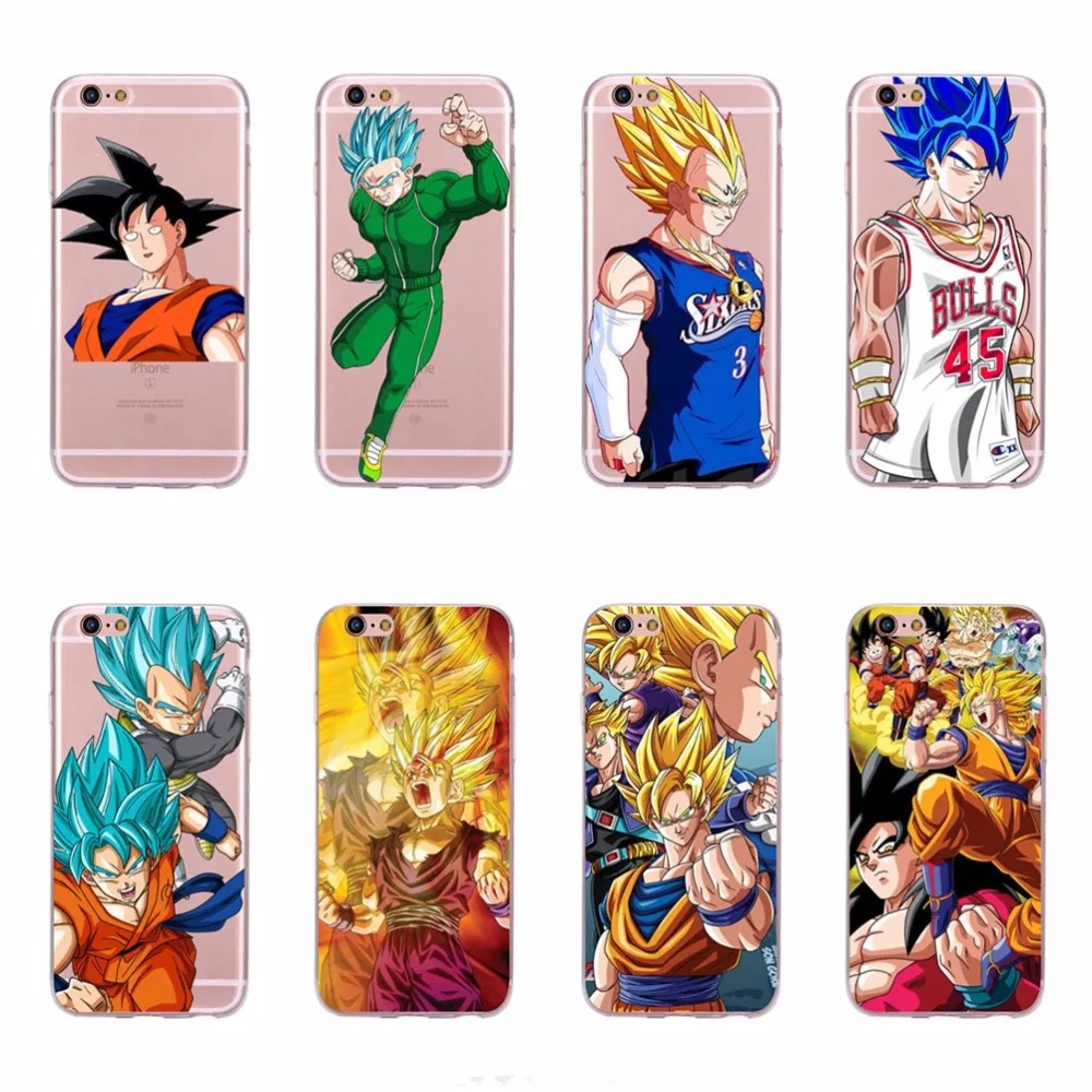 Japan Cartoons Phone Bags Seven Dragon Ball Z Goku Pattern Covers For Iphone 6 6s 5 5s Se 7 Plus Tpu Silicone Soft Back Cases Bag Coconut Phone Divxbag Sticker Aliexpress