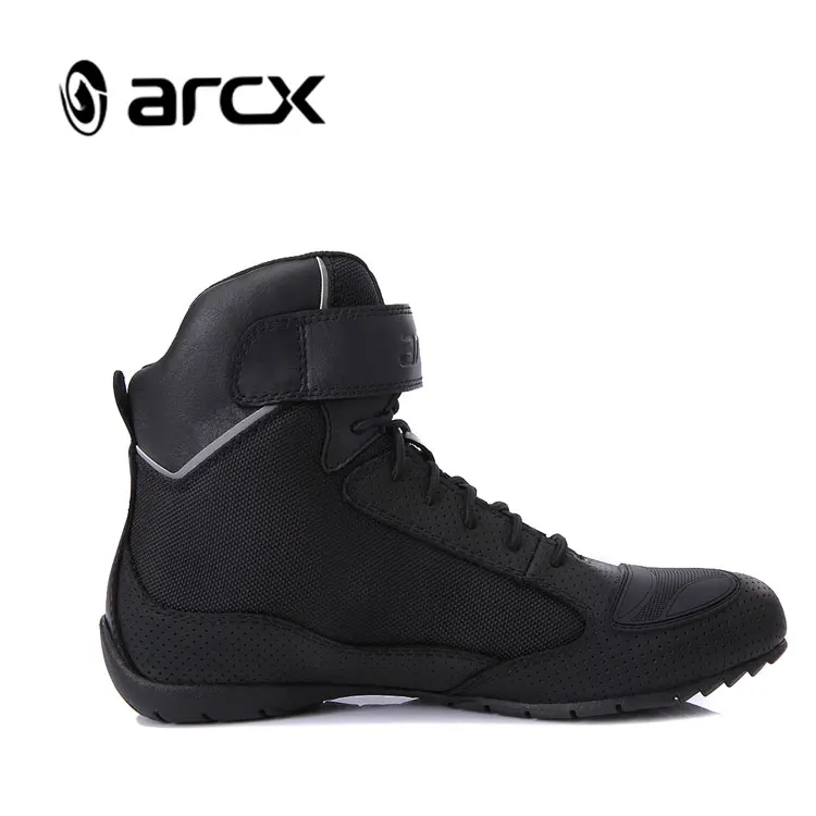 ARCX/Новинка стильные летние дышащие мотоциклетные ботинки обувь в байкерском