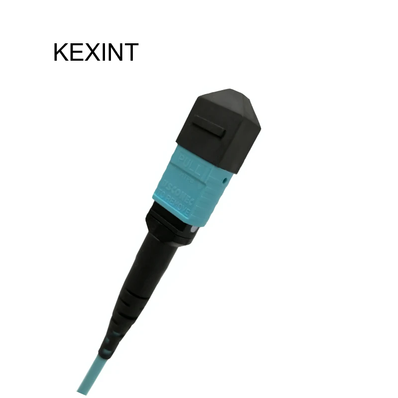 KEXINT волоконно оптический патч корд 24 ядра MTP OM3 Соединительный волоконный кабель