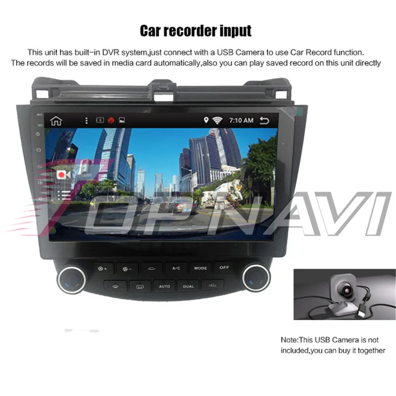 2 din android For Honda Accord 2005