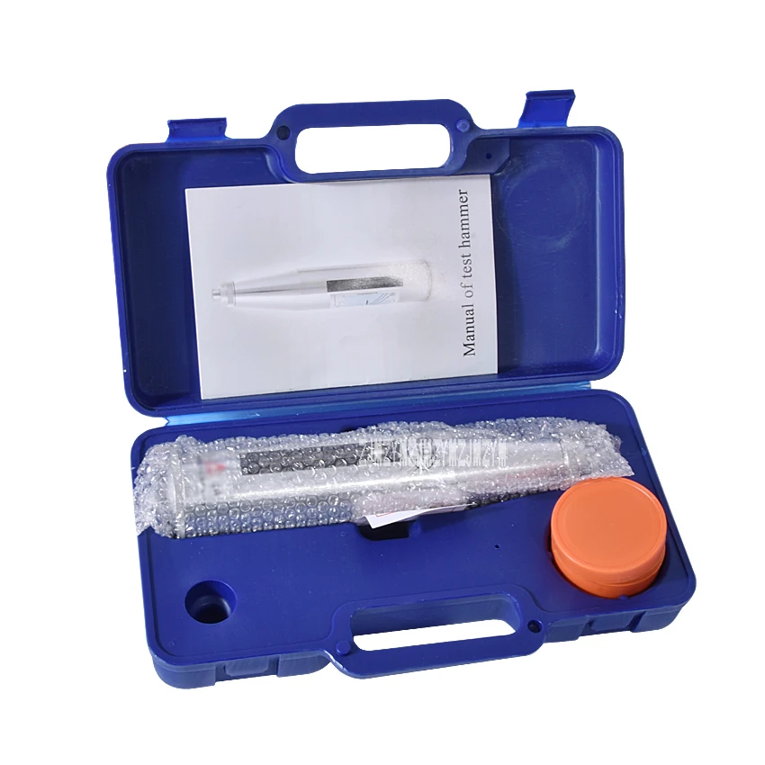 

Portable Concrete Rebound Test Hammer Schmidt Hammer Testing Equipment Resiliometer HT-225 with Plastic Case