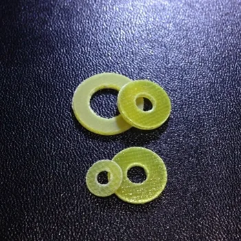 

100PCS Bakelite Flat Washers Epoxy Resin Insulation Gasket Screw M3 M4
