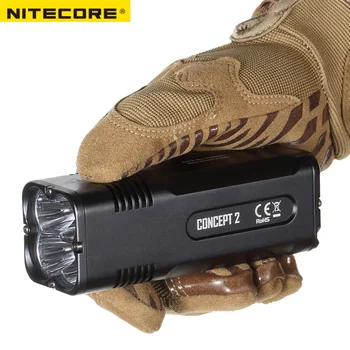 

2018 NEW NITECORE Concept 2 C2 6500 Lumens 4 x CREE XHP35 HD Rechargeable Outdoor Camping Searching Flashlight Free shipping