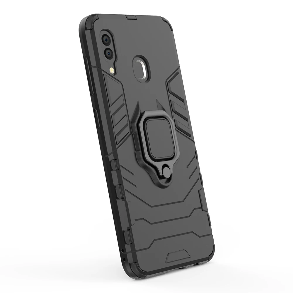 Ударопрочный армированный чехол KEYSION для Samsung Galaxy A30 A20 A10 подставка держатель