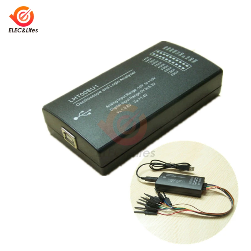 Осциллограф LIXF I2C SPI CAN Uart LHT00SU1 виртуальный логический анализатор генератор