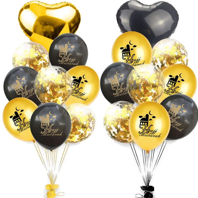 

Eid Mubarak Balloons Eid Decoration Ballons Islamic New Year Deco Baloon Happy Ramadan Muslim Festival Deco Eid Decoration Balon