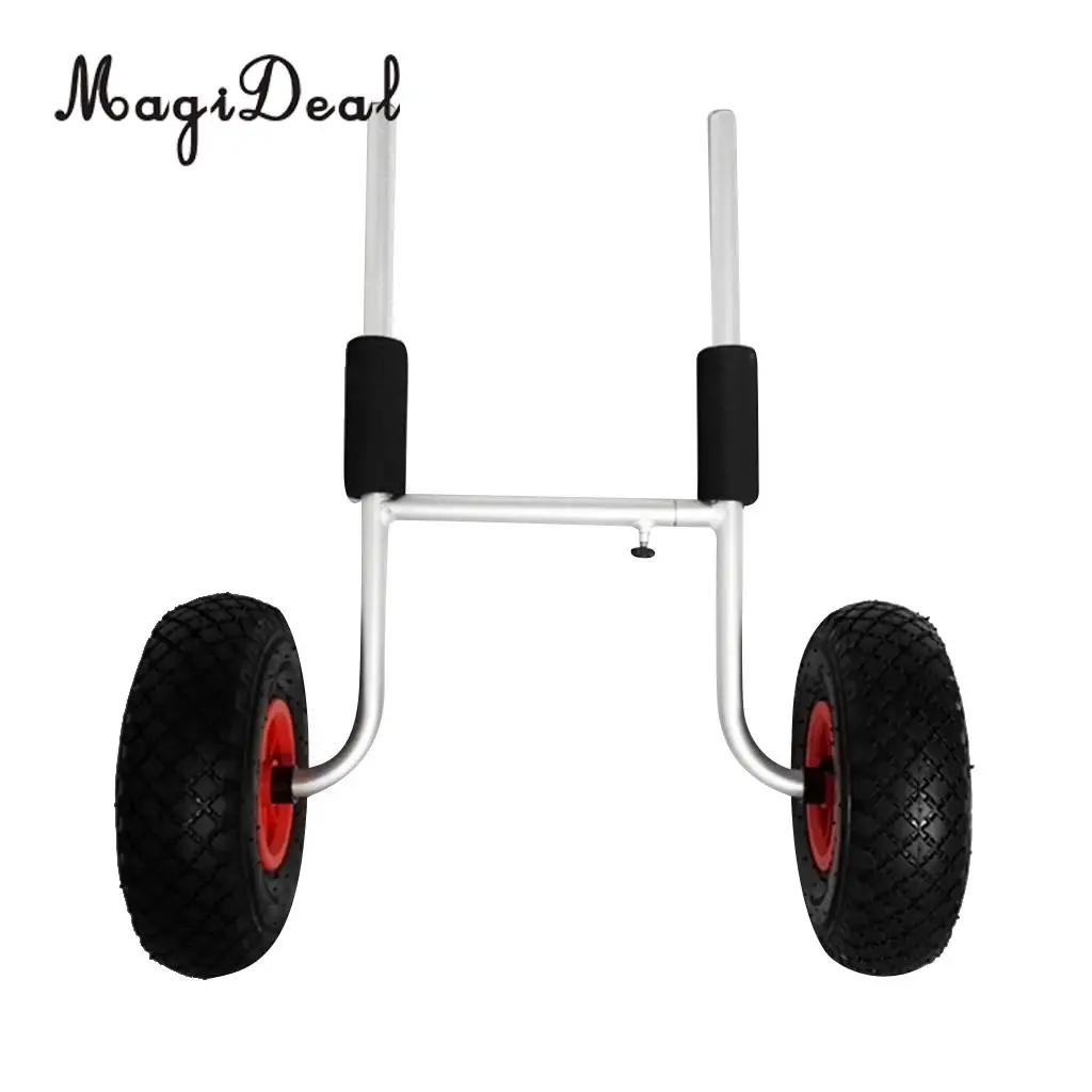

MagiDeal SIT ON KAYAK TROLLEY - Collapsable Aluminum Kayak Canoe Carrier Cart