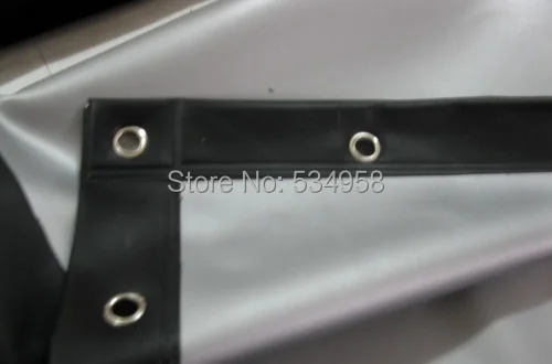 

Large Size Rear Projection Screen with eyelets, up to 5 meters high seamless