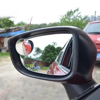 

2pcs for mazda 3 Circular mirror 360 degrees Adjustable Rearview mirror high definition Wide-angle Auxiliary mirror