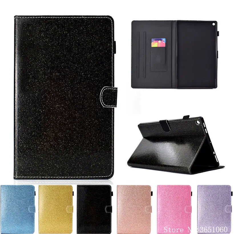 Glitter Case For Amazon Kindle Fire HD 10 2017 7th Tablet with Alexa 10.1&quot Cover 2015 5th Generation Funda Shell | Компьютеры и