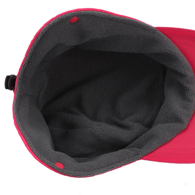 Online Fibonacci 2018 Neue männer der frauen der winter hut winddicht windjacke stoff warme ohr schutz plus samt dicken baseball cap