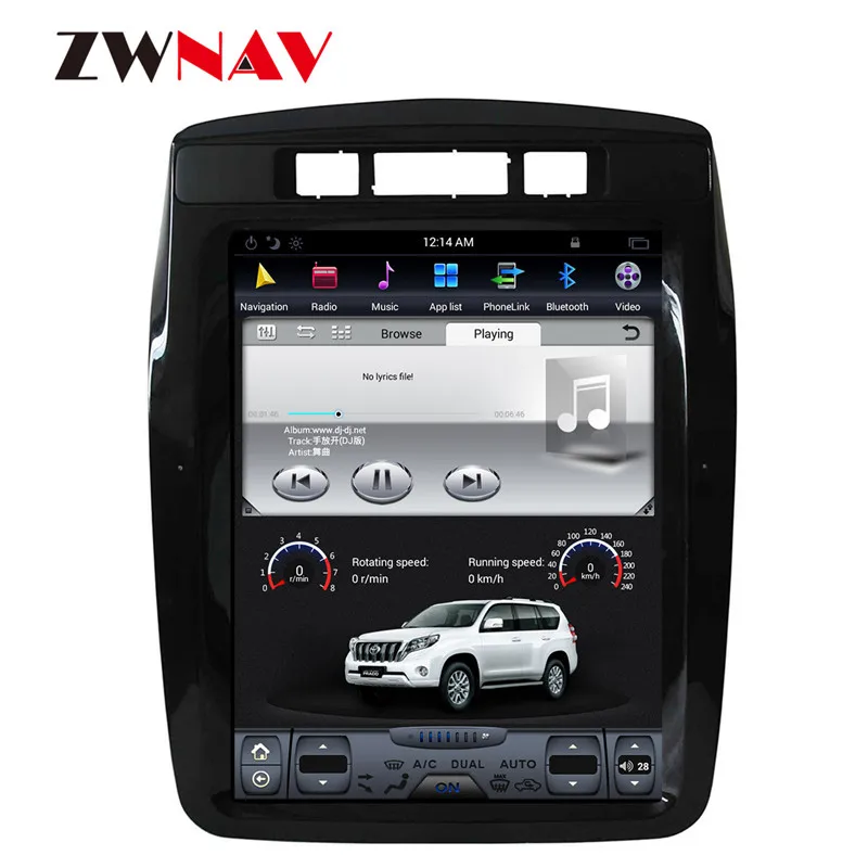 ZWNVA Tesla стиль экран Android система автомобиля gps-навигация, dvd-плеер для Фольксваген Touareg 2010 2011 2012 2013