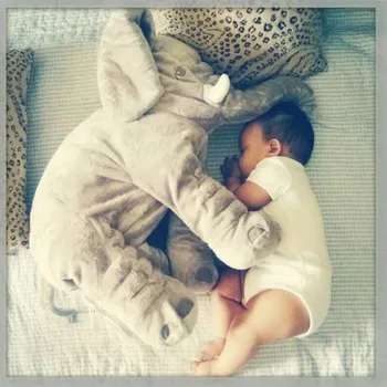 

Large Plush Elephant Toy Kids Sleeping Back Cushion Elephant Doll Baby Doll Birthday Gift