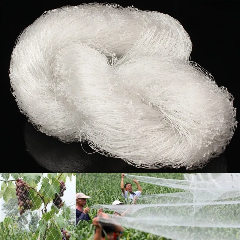 

6 * 7.5 M Hole Width 5cm White Nylon Net Fishing Net Environmental Protection High Quality For Game Bird Netting Fishing