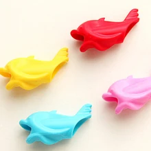 20 шт./лот дельфин рыба коррекция осанки при письме устройство для удержания ручки коррекции силиконовые канцелярские принадлежности случайный цвет
