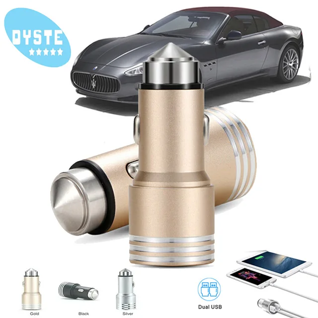 2 Порты и разъёмы USB быстрое Универсальный Автомобильный Зарядное устройство X5 max