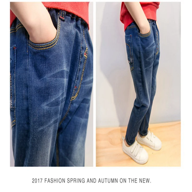Baby Boys and childrens jeans Pants clothes In the spring and autumn South Korean style Stylish kids jeans Clothing LRZLYX-A2 (6)