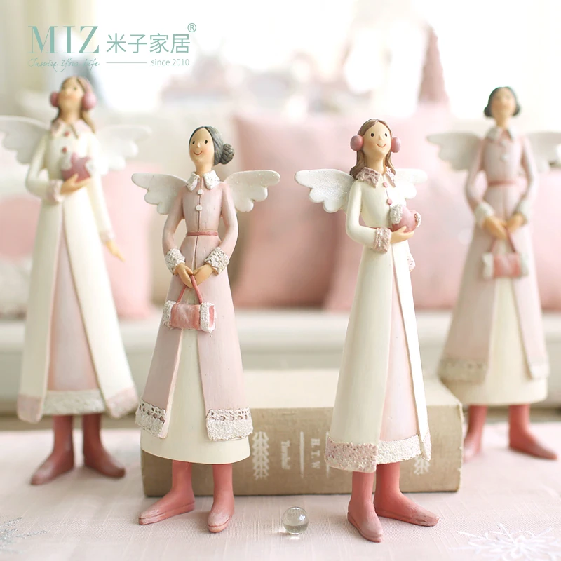 

Miz Anna Series Children's Room Decoration Christmas Gift Ornament Small Cute Doll Resin Craft Fairy/Angel Figurines
