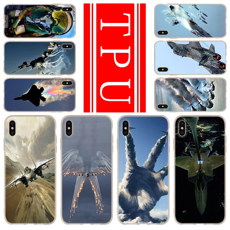 

Fashion Phone For iPhone 11 Pro XR X XS Max Case Cover For iPhone 6S 6 7 8 Plus 4 4S 5 5S SE amazing aviation com contrails
