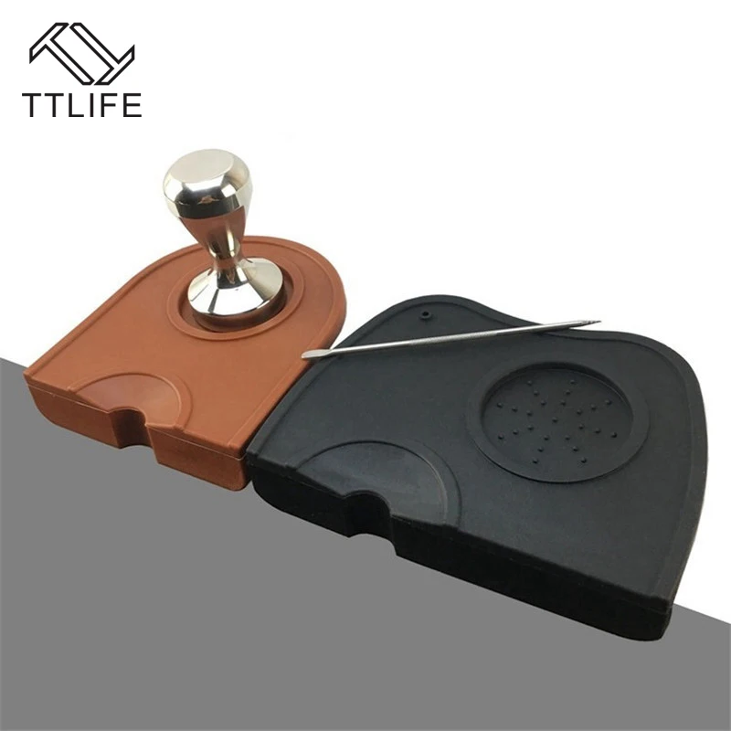 TTLIFE S سيليكون سدادة قهوة حصيرة حامل ماكينة الاسبريسو دعم قاعدة عدم الانزلاق مرنة الزاوية حصيرة باريستا Coffeeware TTLIFE S سيليكون سدادة قهوة حصيرة حامل ماكينة الاسبريسو دعم قاعدة عدم الانزلاق مرنة الزاوية حصيرة باريستا Coffeeware