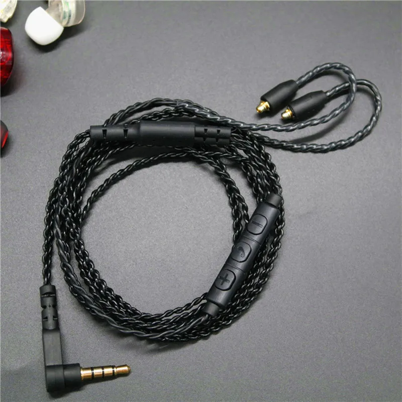 DIY ie800 headphone cable Single crystal copper wires, 14 core X4 high