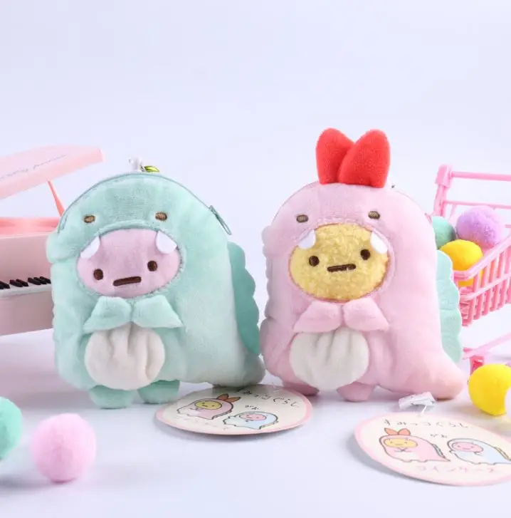1 шт. милые Мультяшные сумочки Sumikko Gurashi Corner Bio Creature Dinosaur плюшевые для девочек