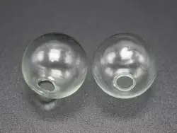 25 ясно, мини-лампочки Глобусы Стекло флакон 18 мм для кольца серьги Подвески